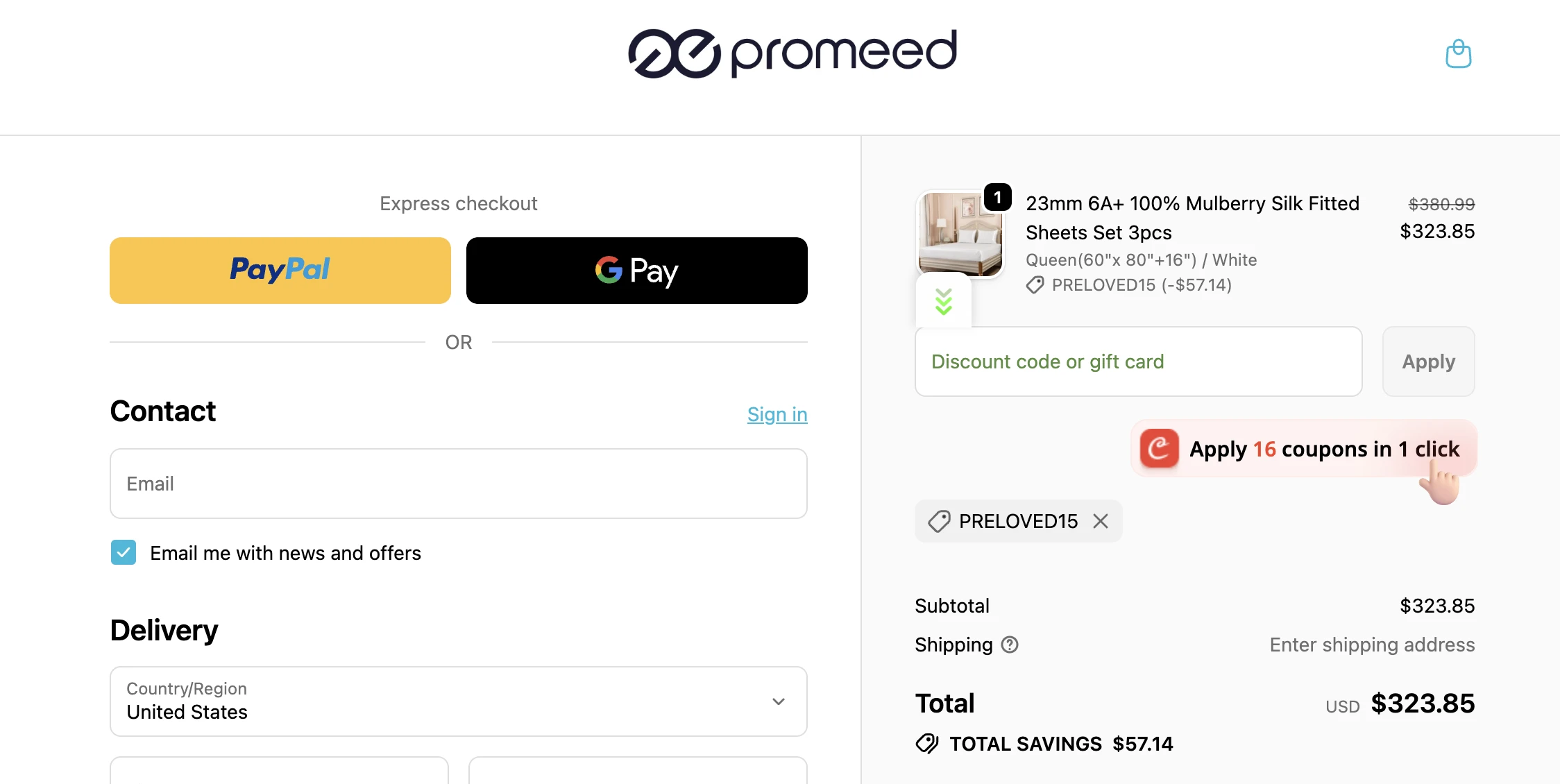 Use Discount Code PRELOVED15 for 15% OFF Sitewide at promeed.com